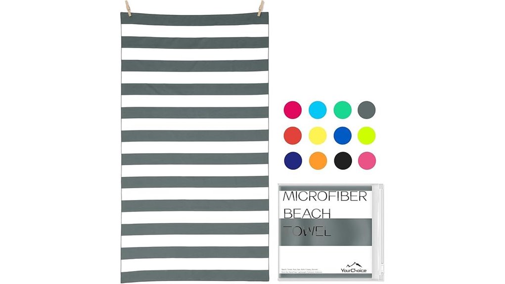 sand free quick dry microfiber towel