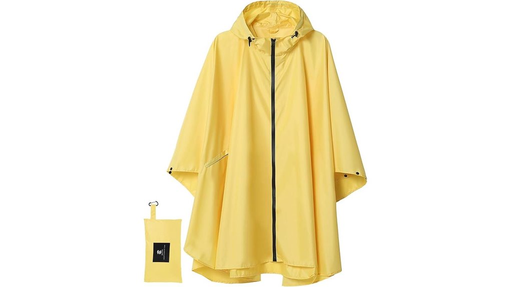 saphirose unisex waterproof poncho