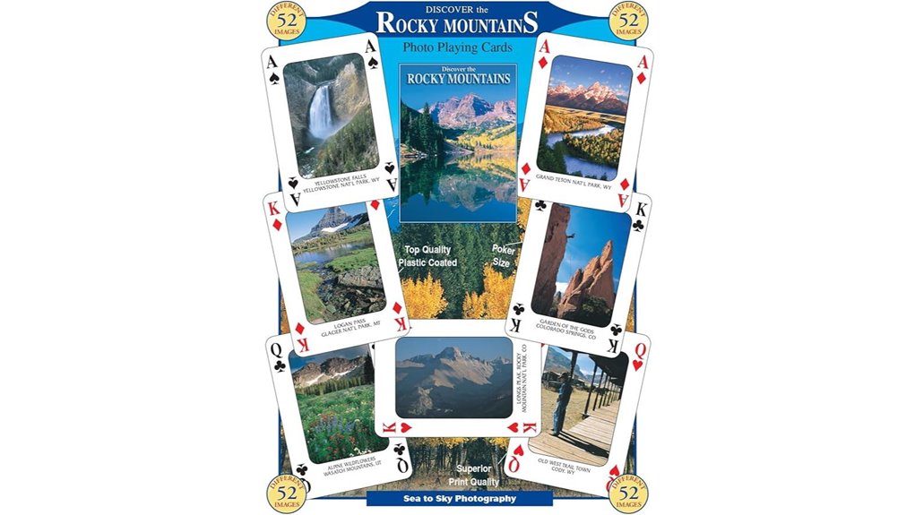 sea sky rocky cards