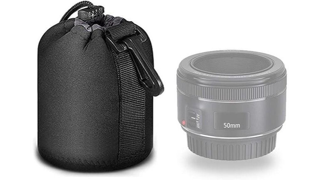 selens black neoprene lens
