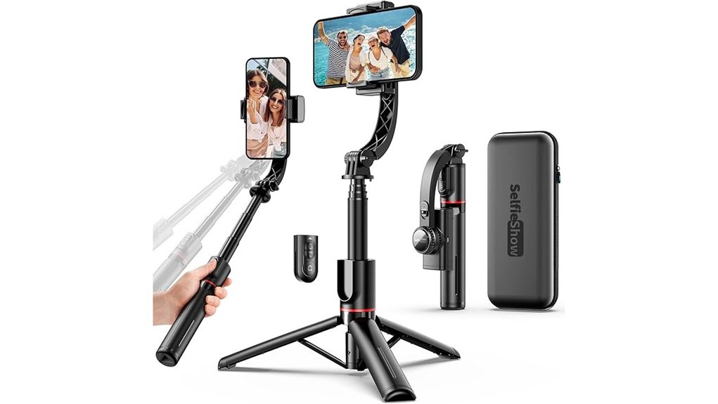 selfie gimbal tripod 360