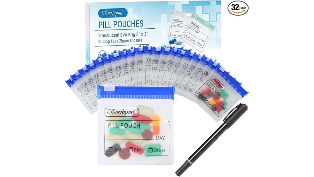 serfeymi 32 count pouches marked