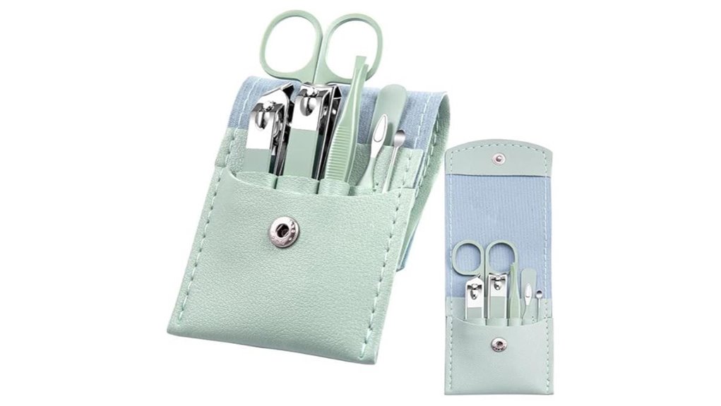 seven piece leather clipper kit