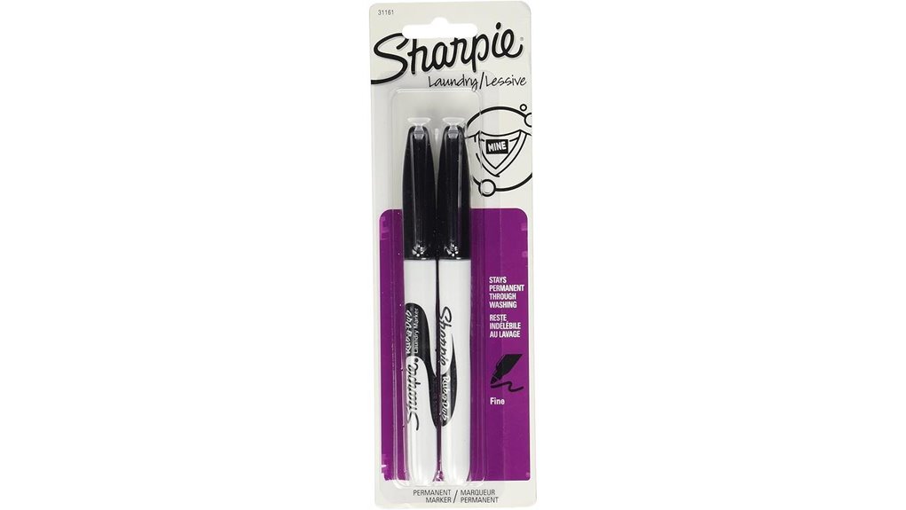 sharpie black laundry markers
