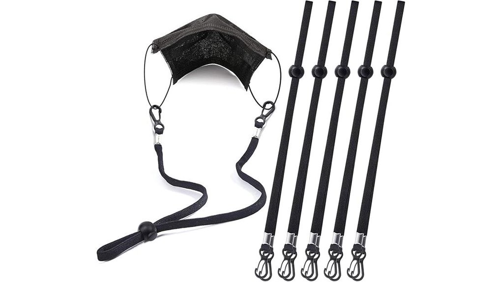 shinkoda 5 pack black lanyards