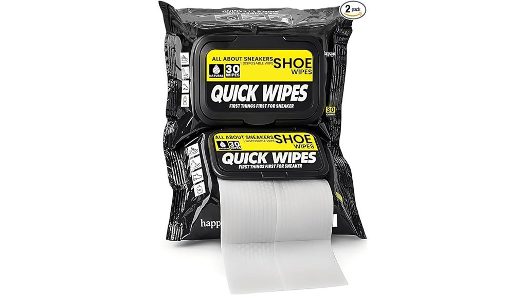shoe wipes 60 pieces