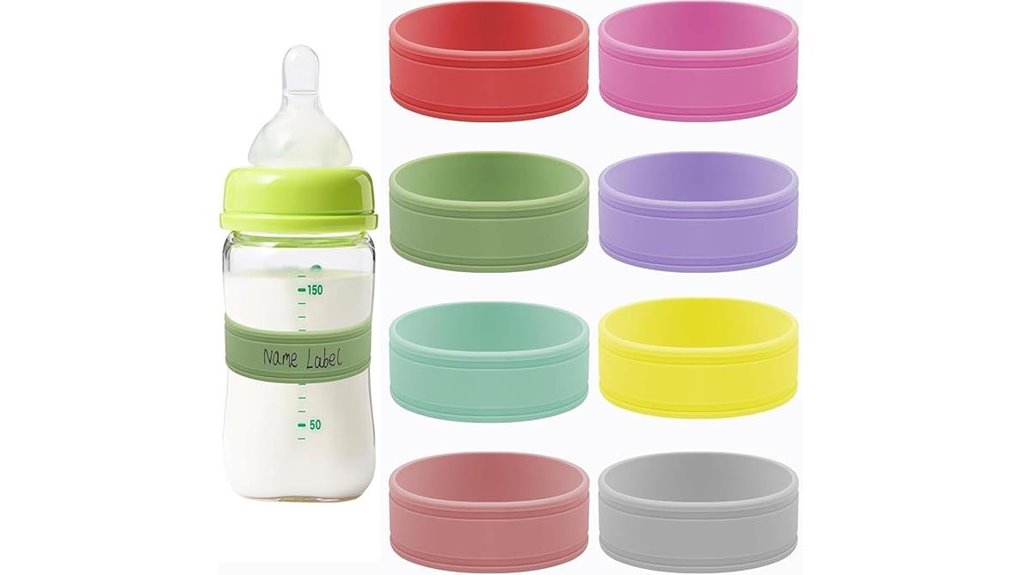 silicone baby bottle labels