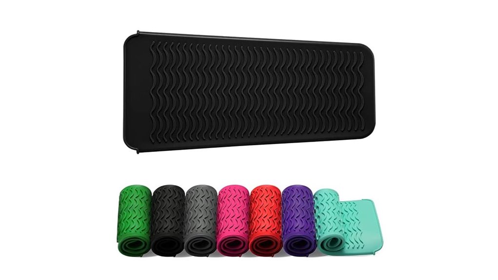 silicone hair tool mat