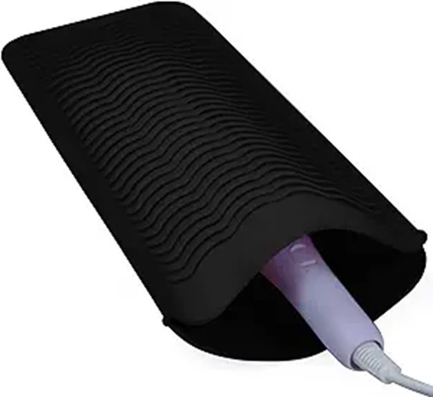 silicone heat resistant black mat