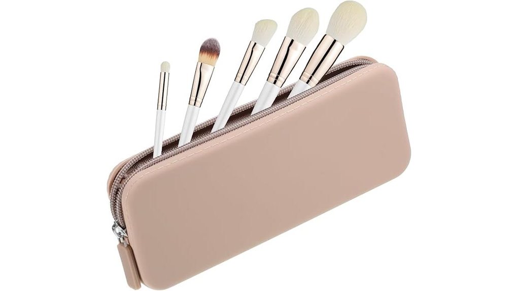 silicone portable zipper bag