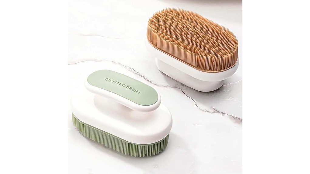 silicone soft bristle brush