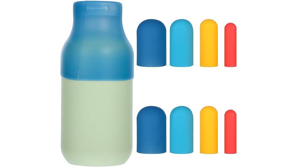 silicone travel leakproof covers