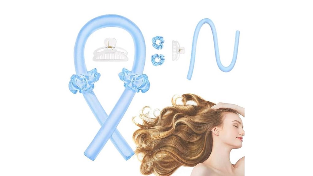 silk scrunchie curling rod