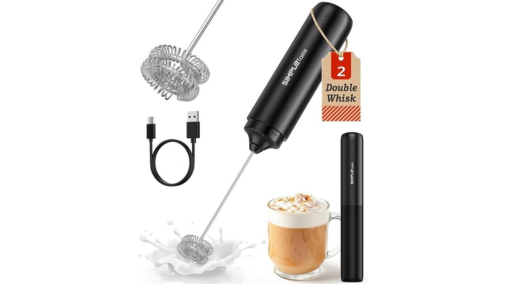 simpletaste usb c milk whisk