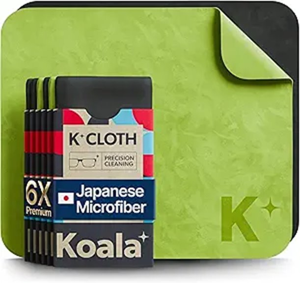 six koala lens cloths