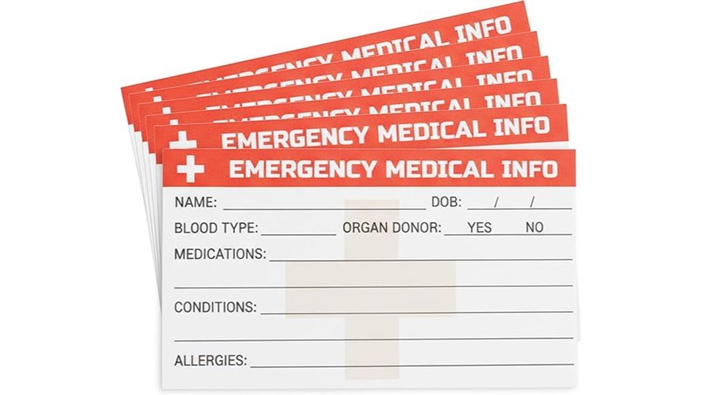 six small emergency id