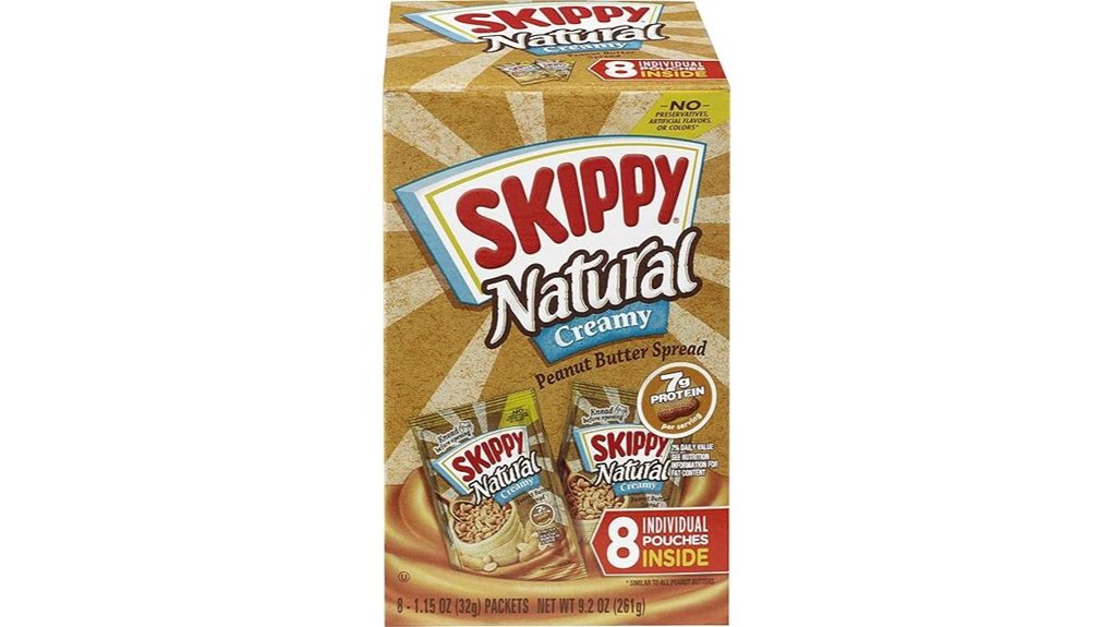 skippy peanut butter packs