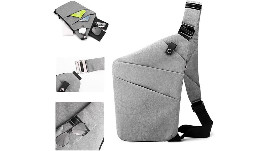 slim anti theft crossbody bag