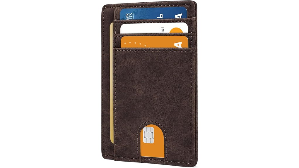 slim minimalist rfid wallet