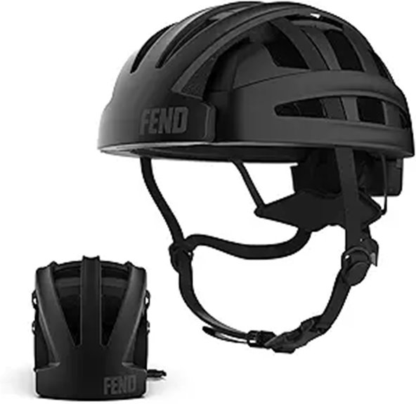 smart fold compact bike helmet