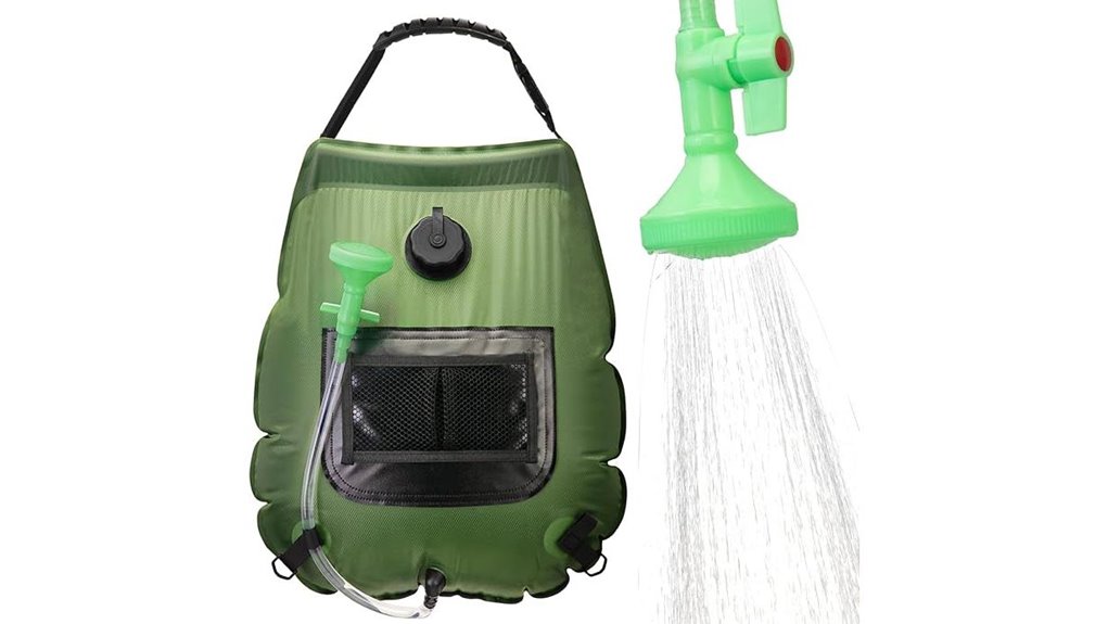solar 5 gallon shower bag