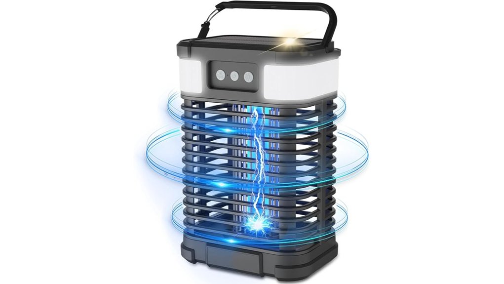 solar rechargeable bug zapper