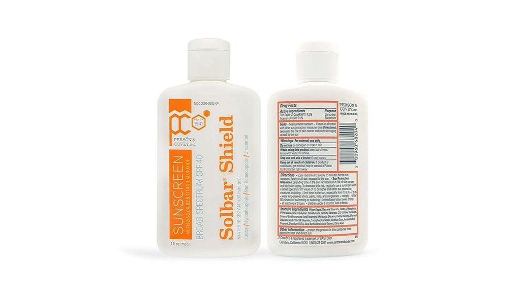 solbar shield spf40 4oz