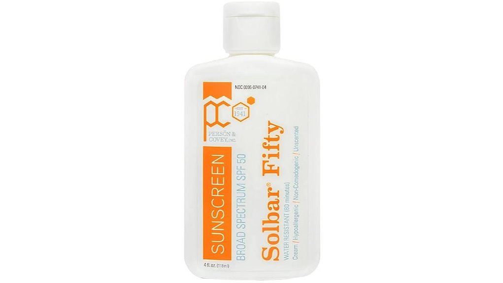 solbar spf50 body face