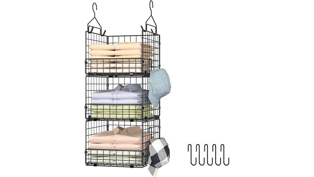 sonyabecca 3 tier foldable organizer