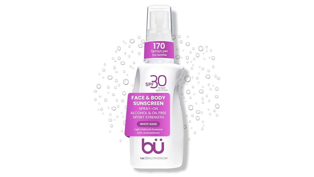 spf30 1oz water resistant spray
