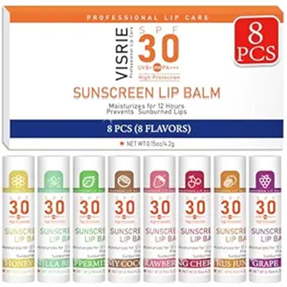 spf30 lip 8 flavor pack