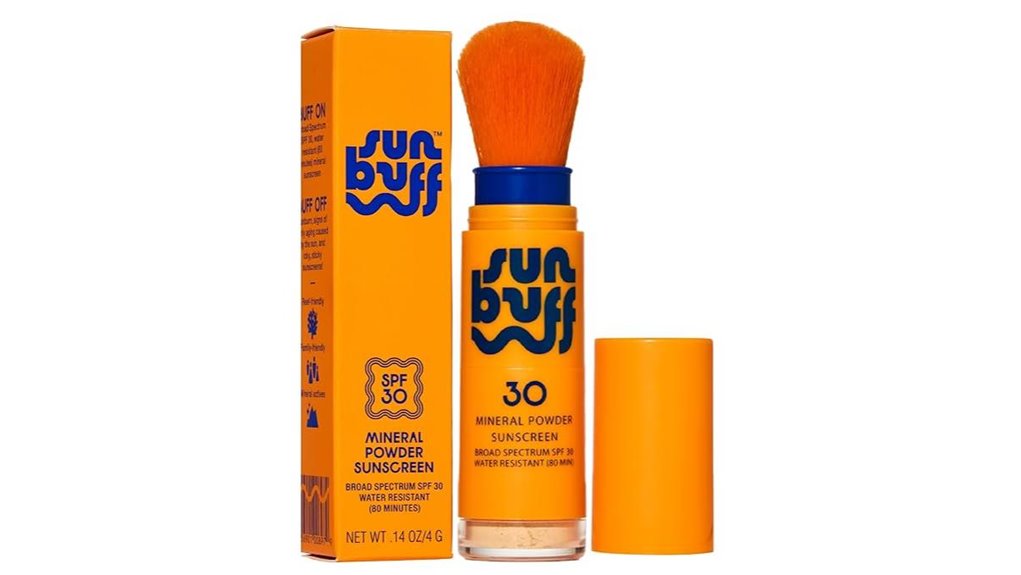 spf30 powder sunscreen brush