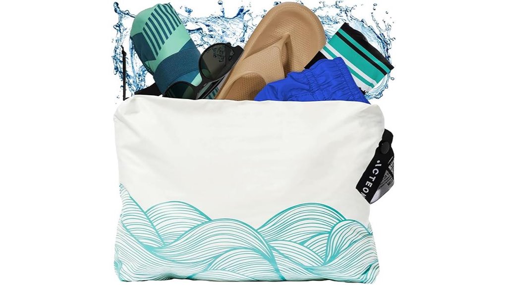 splash resistant reusable travel bag