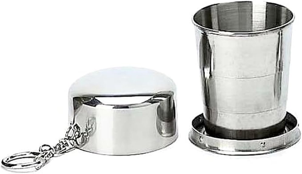 stainless collapsible travel cup