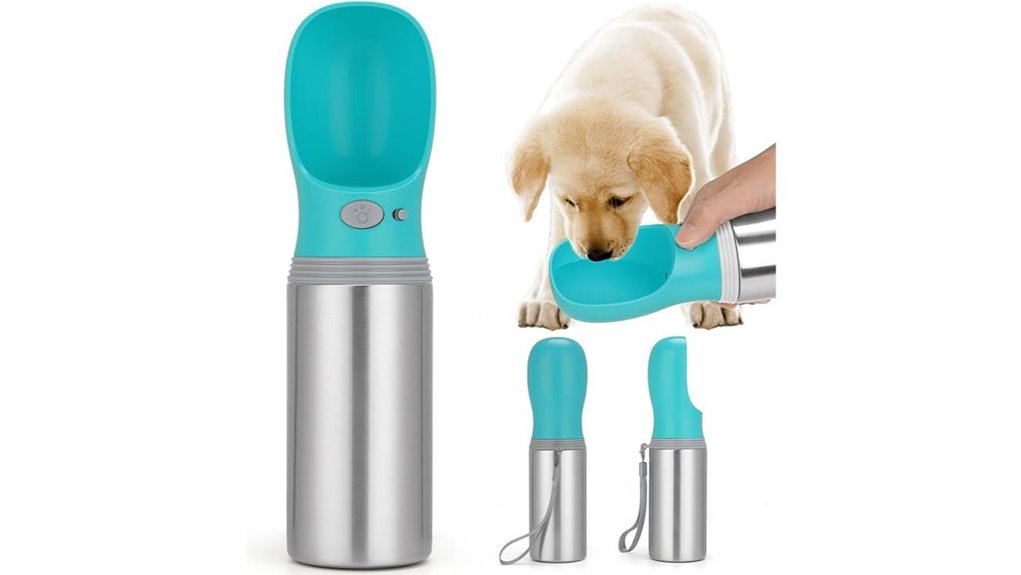 stainless dog 14oz bottle