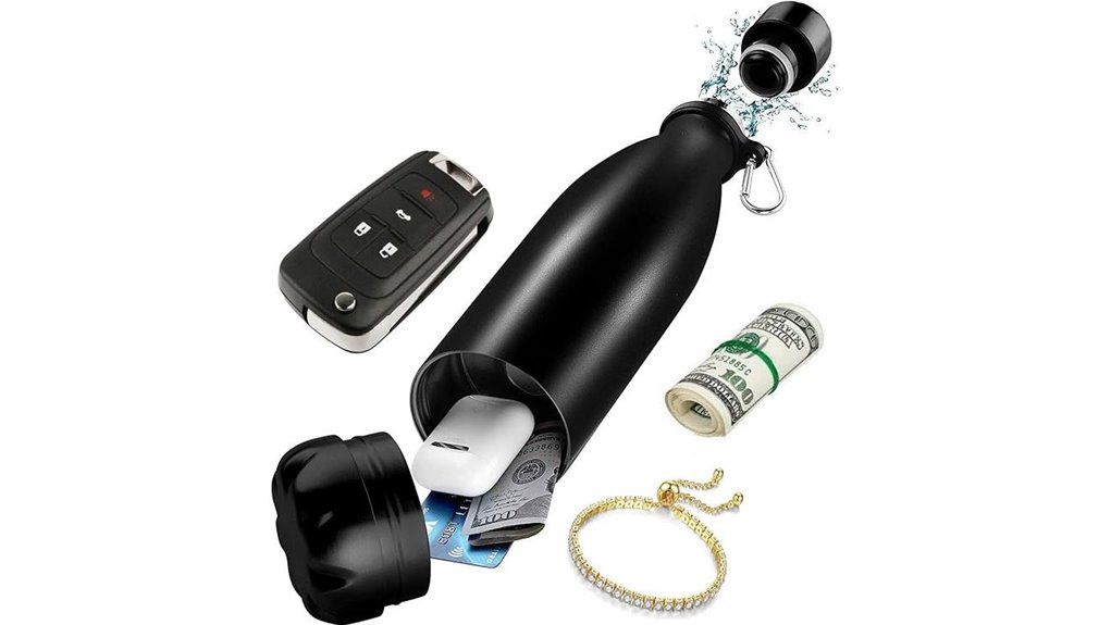 stainless hidden safe bottle