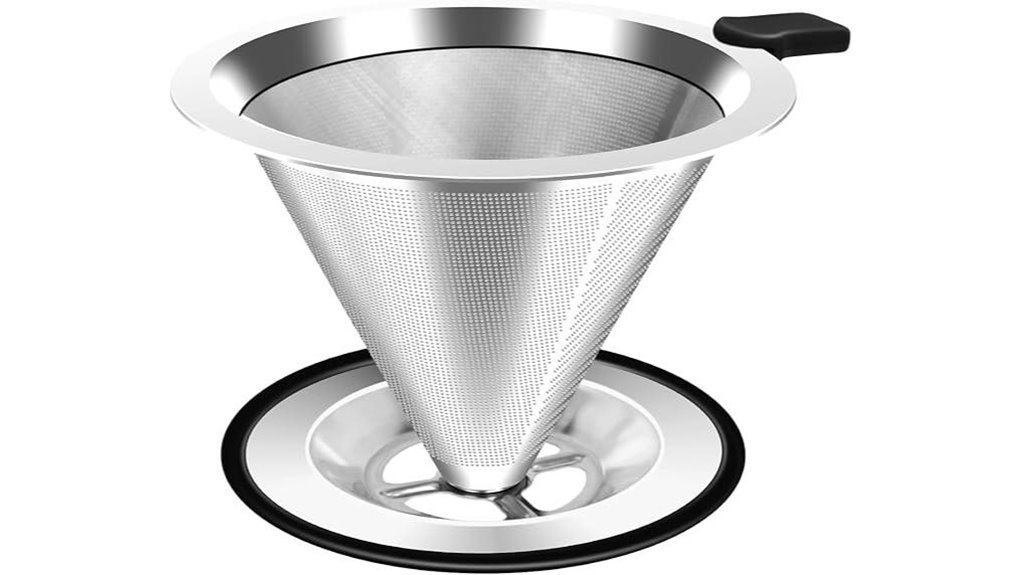 stainless steel double micromesh dripper