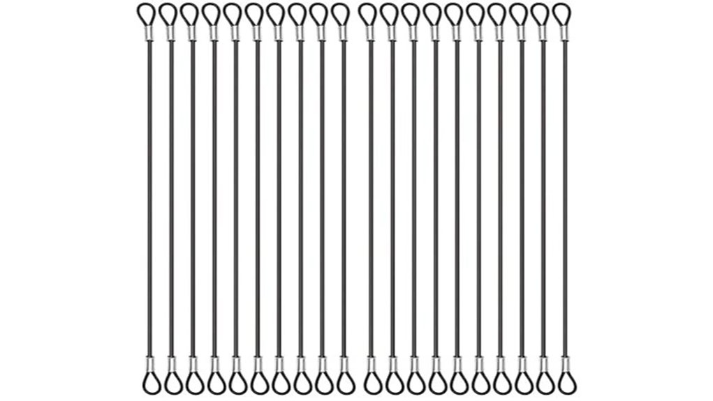 stainless steel safety tethers