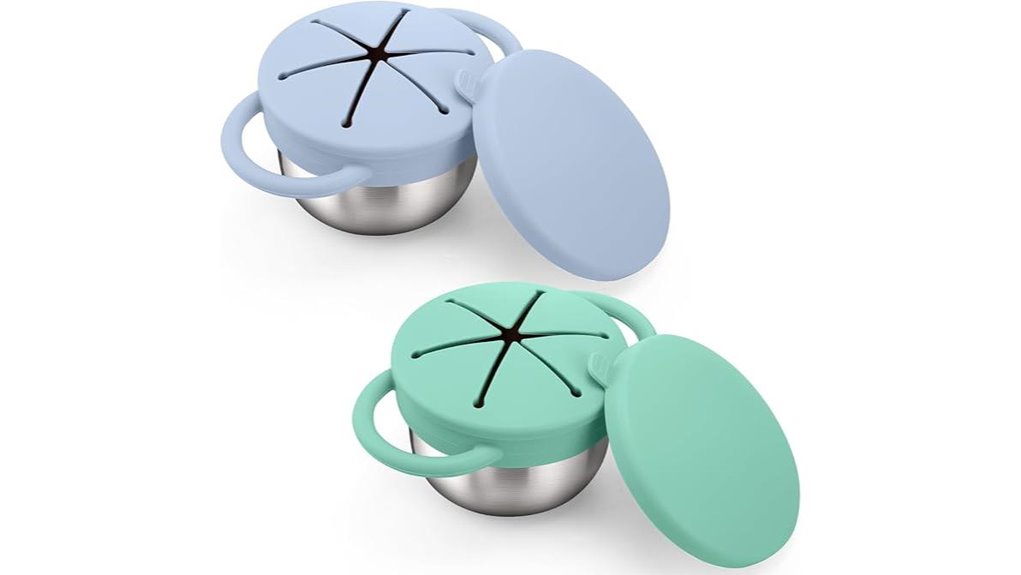 stainless toddler snack 2 pack
