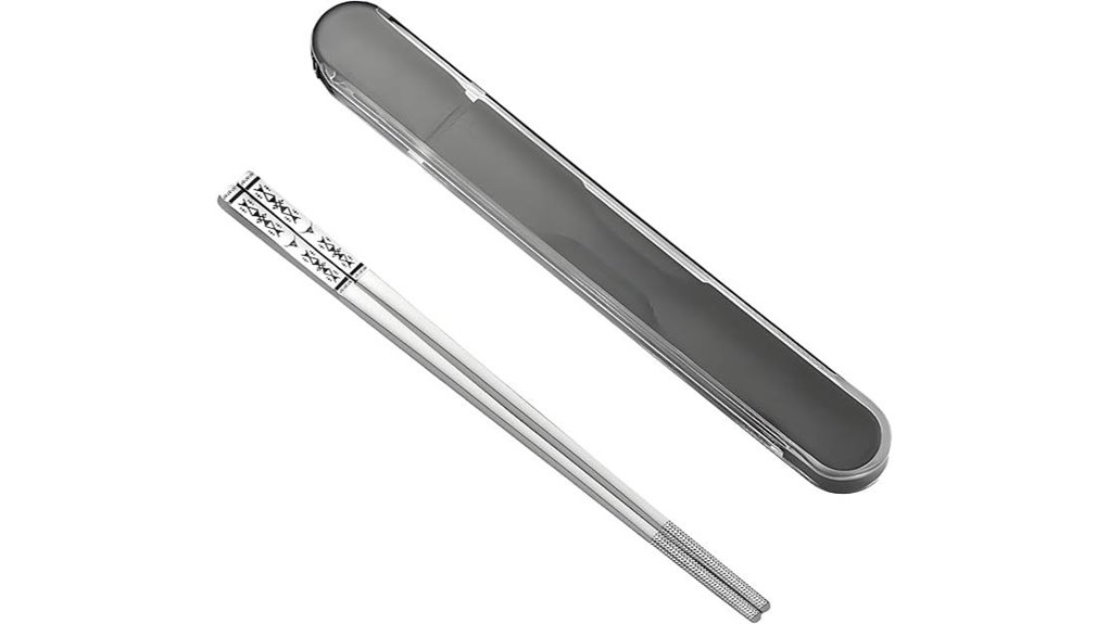 stainless travel chopsticks case