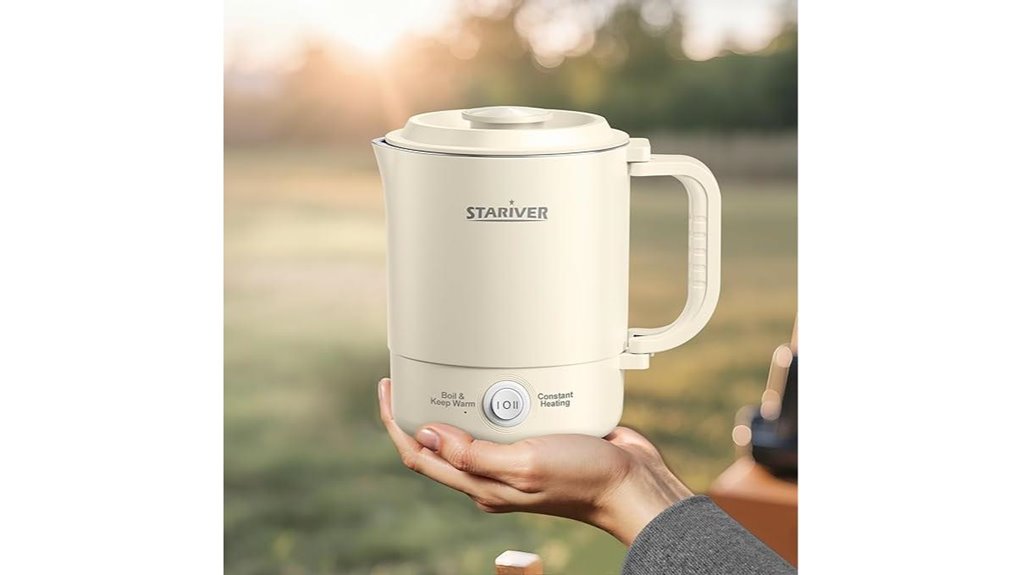 stariver 600ml stainless kettle