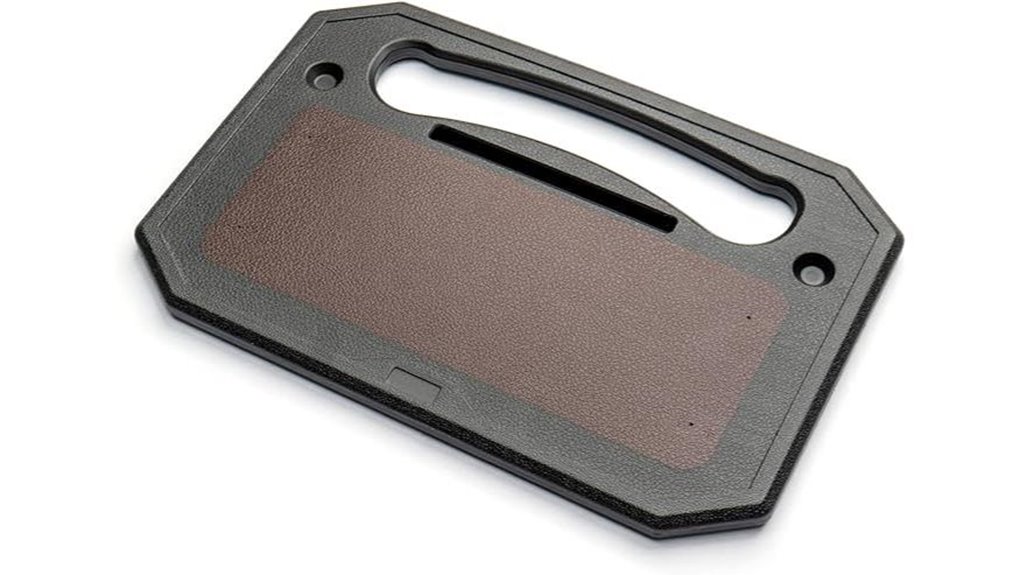 steering wheel food desk