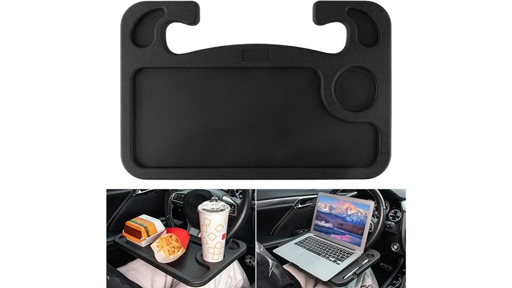 steering wheel laptop desk