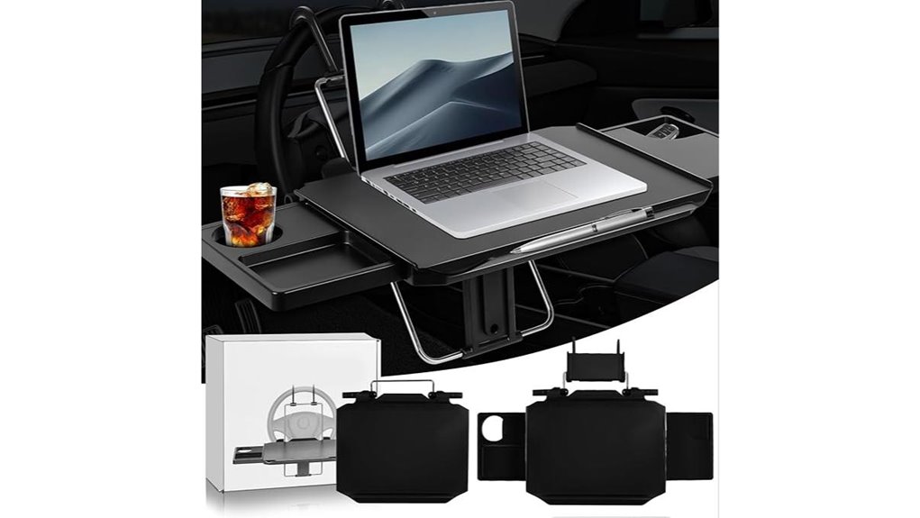 steering wheel phone holder