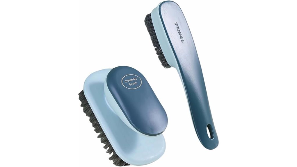 stiff bristle shoe scrubber set