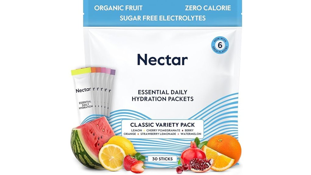 sugar free nectar electrolyte packets