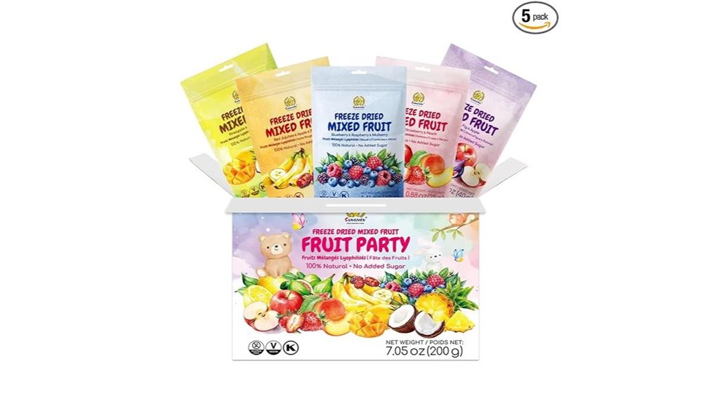 sungiven 10 fruit freeze dried pack