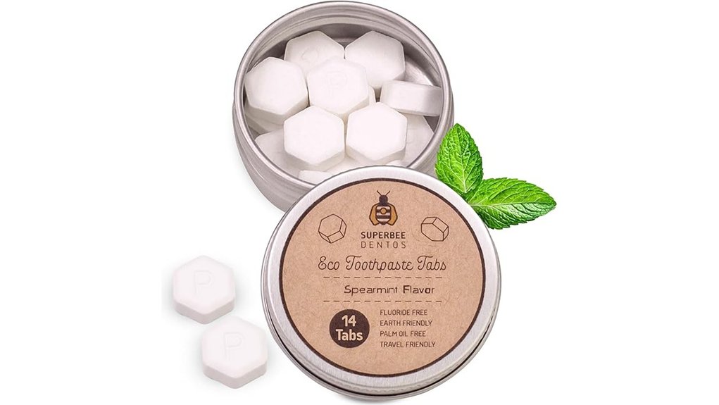 superbee fluoride free spearmint chewable