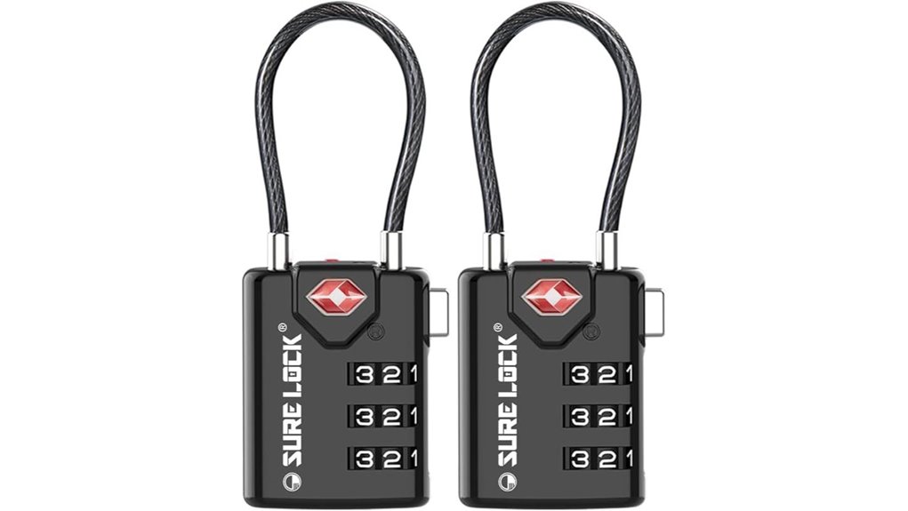 sure lock tsa 2 pack