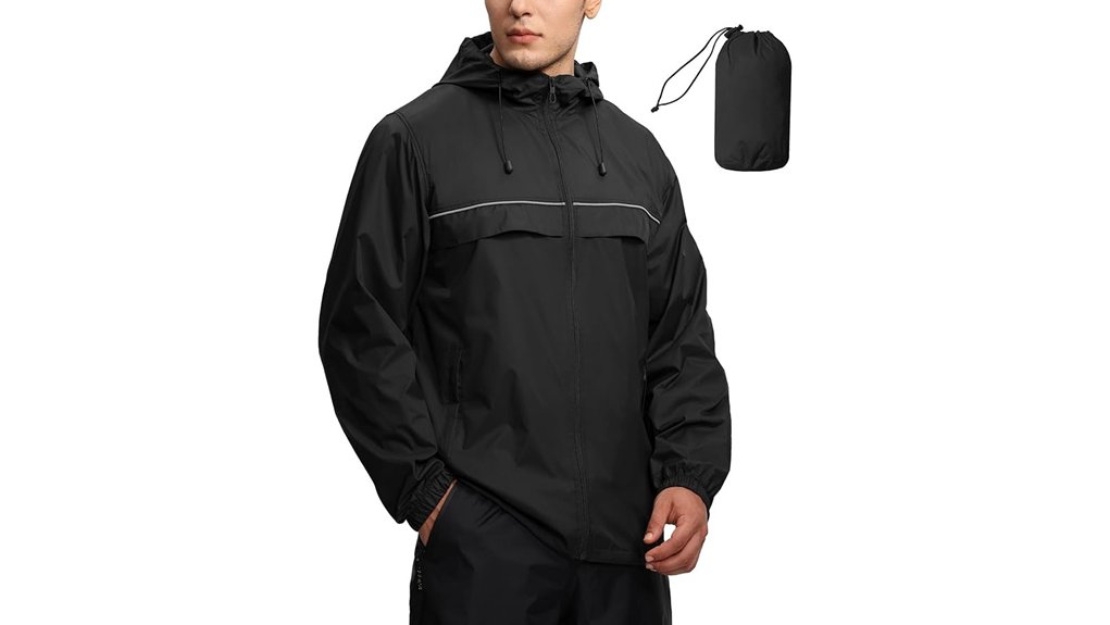 swiswell hooded waterproof windbreaker